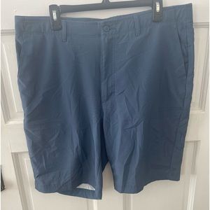 Bolle Mens Golf Shorts Blue Striped Size 38
